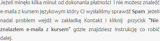 Odbiór Zakupionego Kursu Szkolenia Językowe Skarszewy